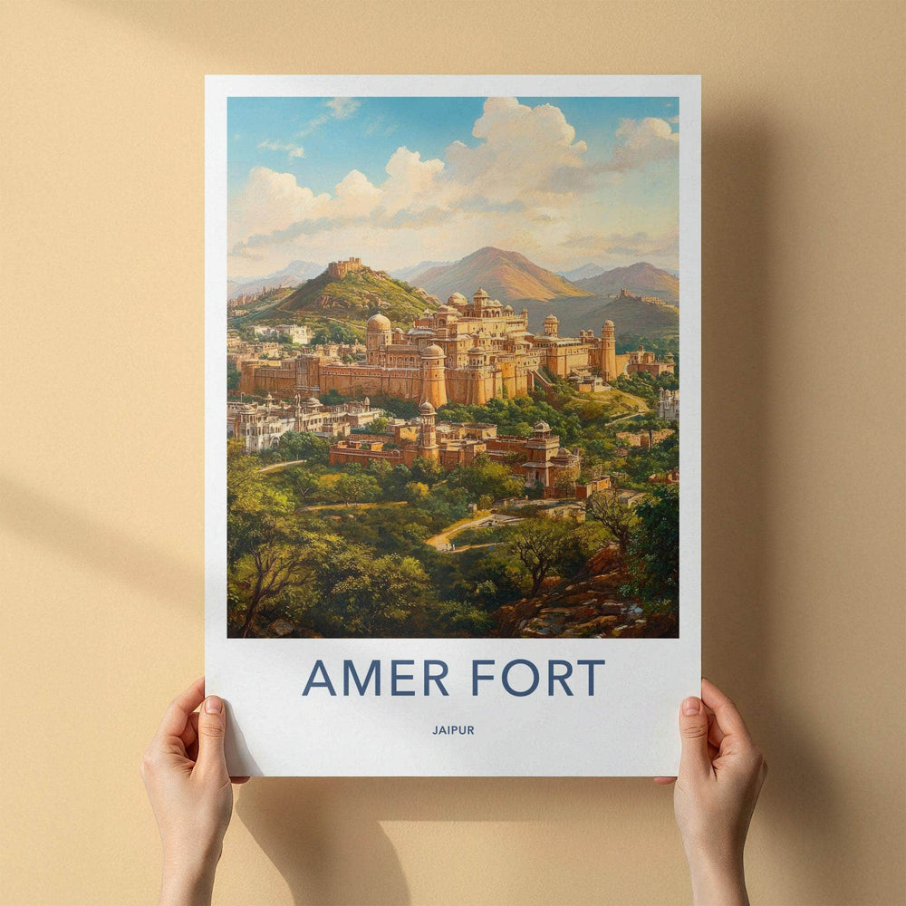 Amer Fort Poster - Jaipur Wall Art
