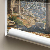 Amman Poster - Jordan Travel Art - Ancient Cityscape Home Decor