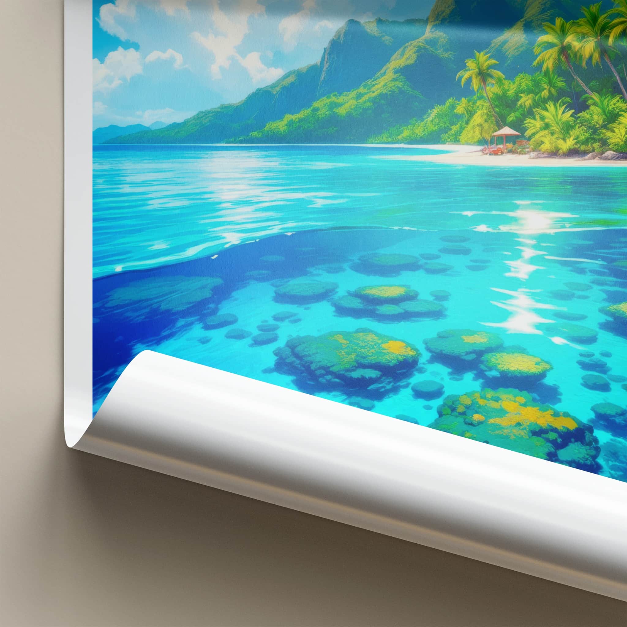 Andaman Islands Poster - India Art Print - Andaman Clear Ocean View Gift