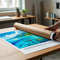 Andaman Islands Poster - India Art Print - Andaman Clear Ocean View Gift