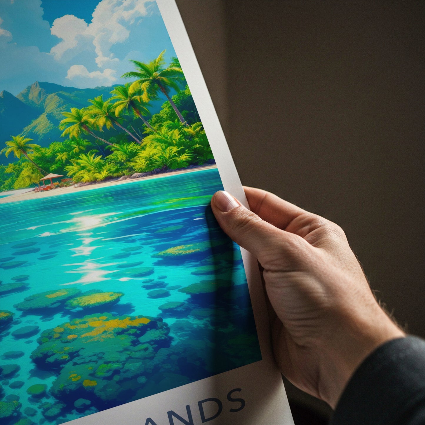 Andaman Islands Poster - India Art Print - Andaman Clear Ocean View Gift