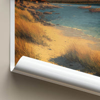 Angola Poster - Africa Travel Art - Coastal Village Boats Wall Decor