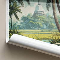 Anuradhapura Poster - Sri Lanka Travel Art - Ancient Stupa View Wall Decor