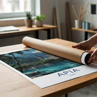 Apia Poster - Samoa Travel Art - Tropical Church Bay Home Decor