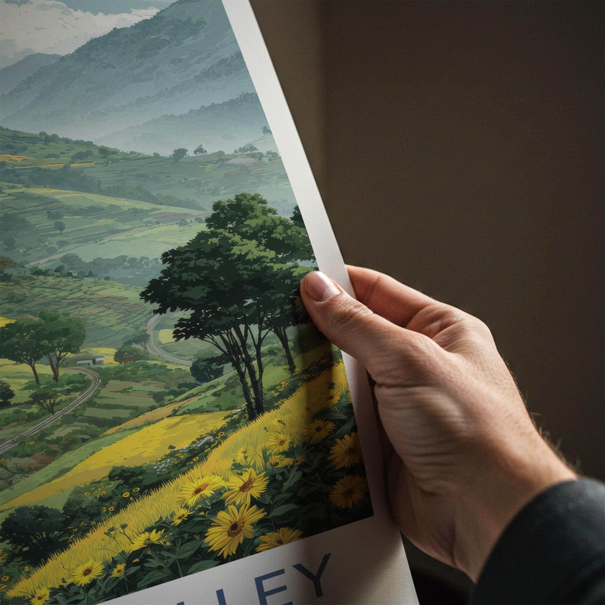 Araku Valley Poster - India Travel Print - Hills railway Wall Decor