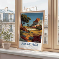 Arkarringa Poster - Australia Travel Art - Outback Landscape Home Decor