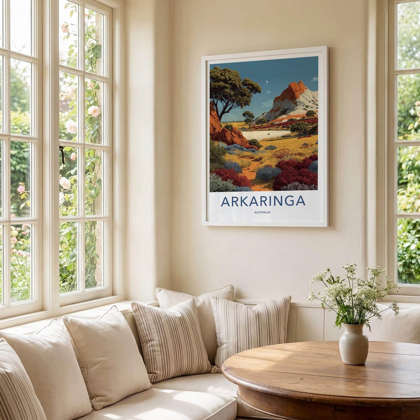 Arkarringa Poster - Australia Travel Art - Outback Landscape Home Decor