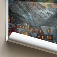 Aspen Poster - Colorado Travel Print - Starry Mountain Village Home Decor