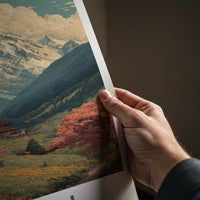 Aspen Poster - Colorado Wall Art - Alpine Autumn Scenery Home Decor