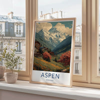 Aspen Poster - Colorado Wall Art - Alpine Autumn Scenery Home Decor