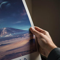 Atacama Desert Poster - Chile Wall Art Featuring Cosmic Desert