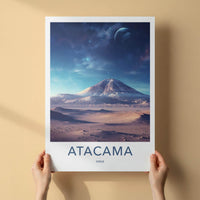 Atacama Desert Poster - Chile Wall Art Featuring Cosmic Desert