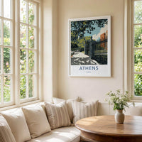 Athens Poster - Georgia Travel Art - United States Home Decor