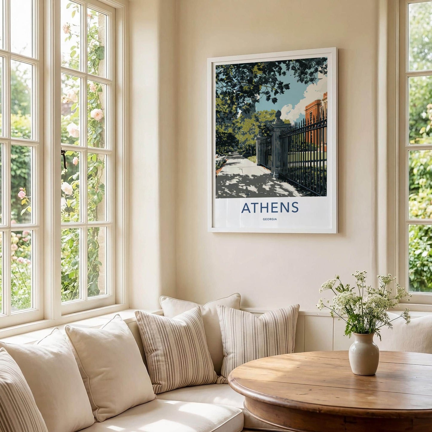 Athens Poster - Georgia Travel Art - United States Home Decor