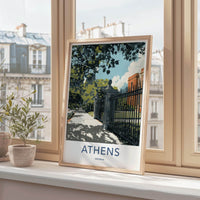 Athens Poster - Georgia Travel Art - United States Home Decor