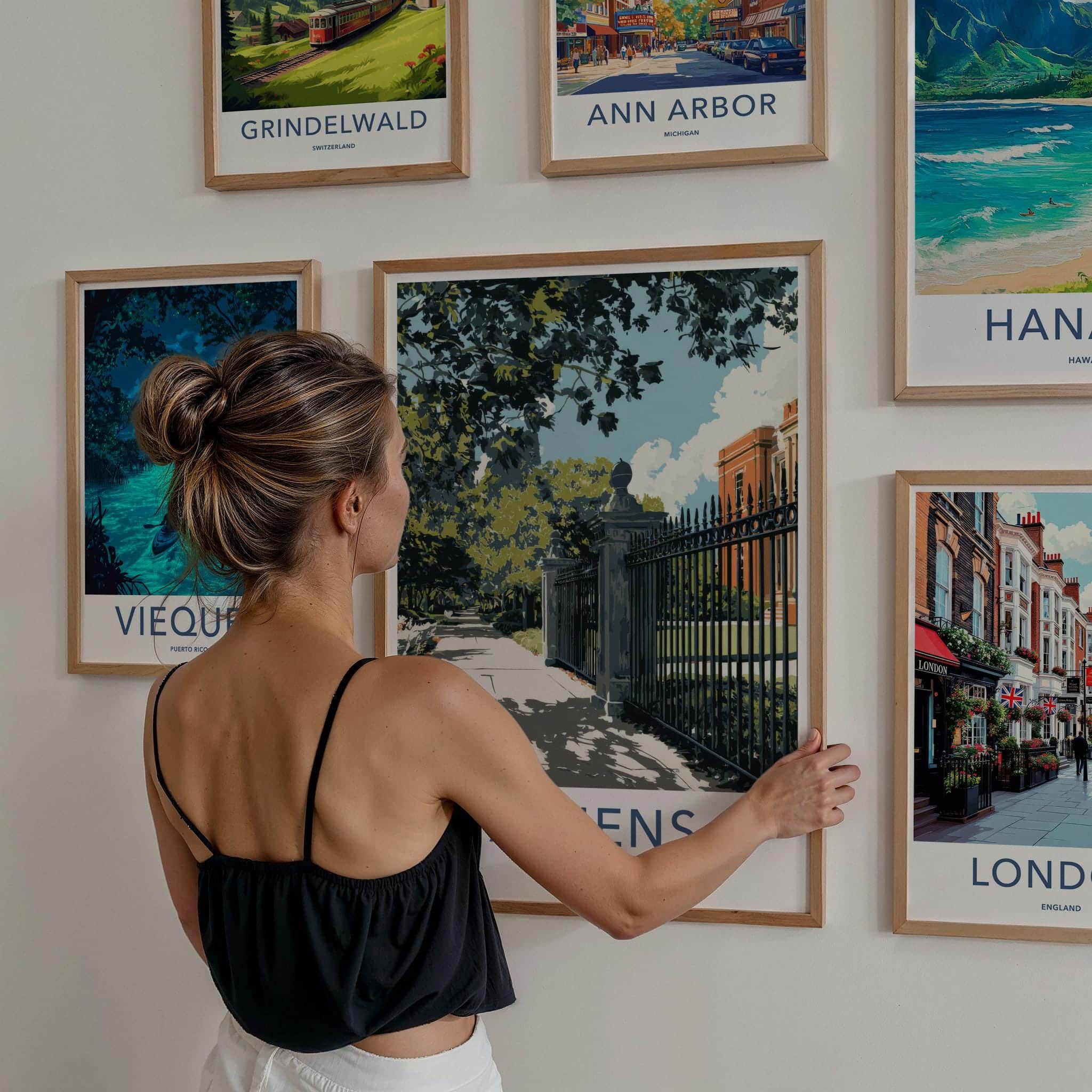 Athens Poster - Georgia Travel Art - United States Home Decor