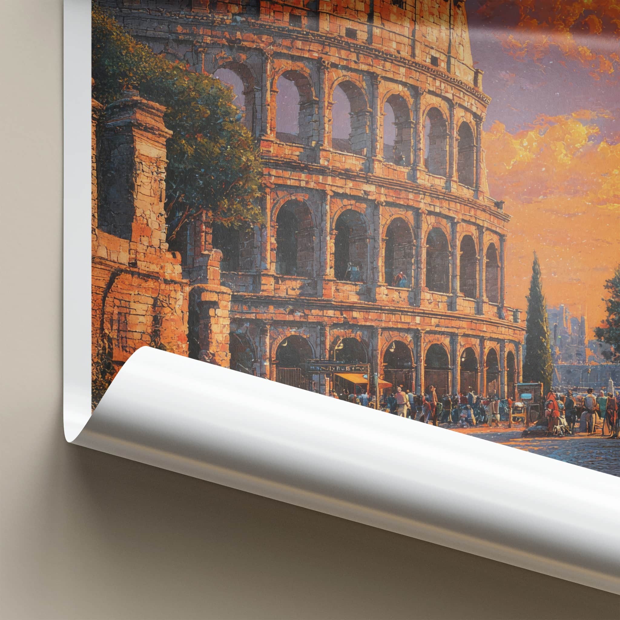Rome Poster - Italy Travel Print