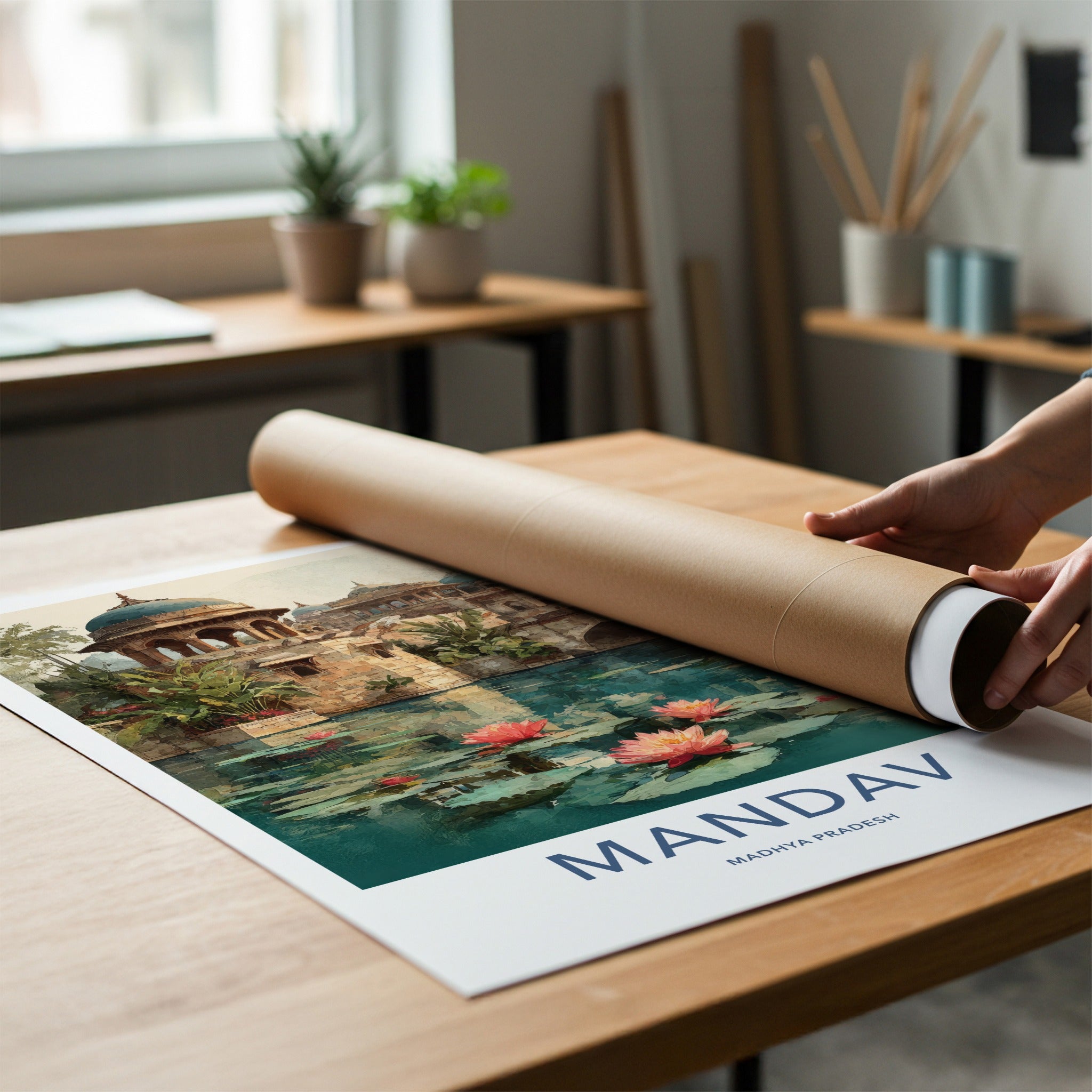 Mandav Poster - India Travel Art