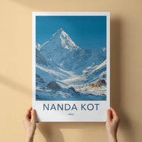 Nanda Kot Poster - India Travel Art