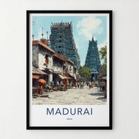 Madurai Poster - India Travel Art