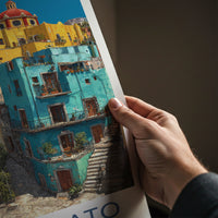 Guanajuato Poster - Mexico Travel Art