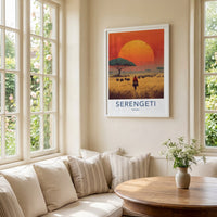 Serengeti Poster - Tanzania Art