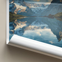 Bachalpsee Poster - Switzerland Travel Art - Alpine Lake View Wall Decor