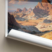 Badlands Poster - South Dakota Wall Art - Desert Rock Formations Home Decor