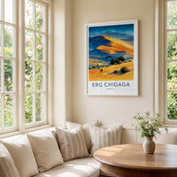 Erg Chigaga Poster - Morocco Travel Print