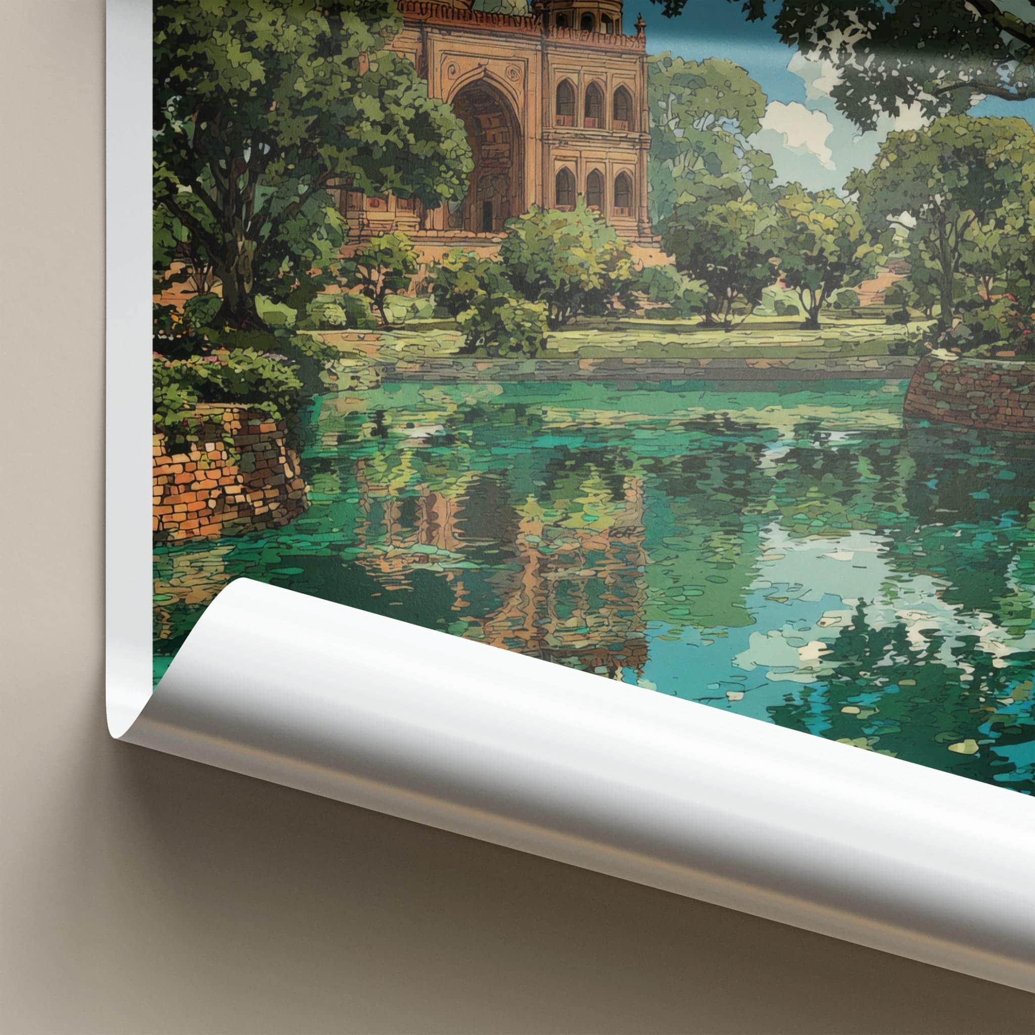 Bagerhat Poster - Bangladesh Travel Art - Domes Green Oasis Home Decor