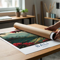Bali Poster - Indonesia Scenic Art - Lush Rice Terraces Gallery Art