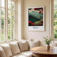 Bali Poster - Indonesia Scenic Art - Lush Rice Terraces Gallery Art