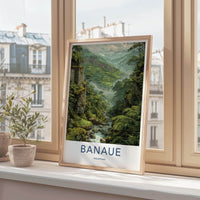 Banaue Poster - Philippines Travel Art - Ancient Green Terraces Wall Decor