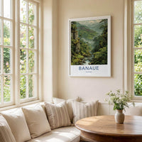 Banaue Poster - Philippines Travel Art - Ancient Green Terraces Wall Decor