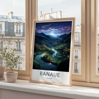 Banaue Poster - Philippines Travel Art - Lush Valley Villages Home Decor