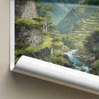 Banaue Poster - Philippines Travel Art - Terraced River Valley Home Decor