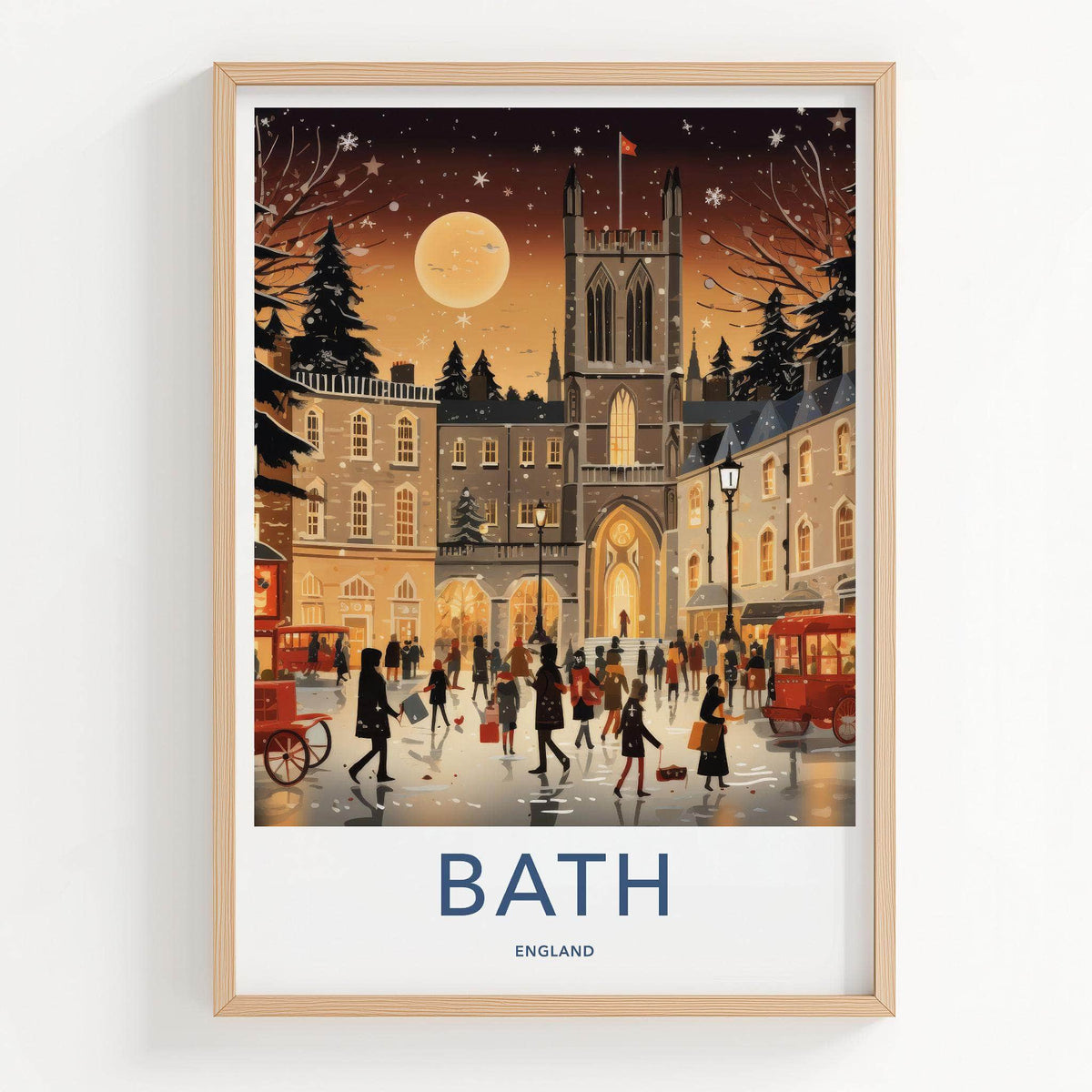 Bath England Poster - Georgian Architecture Print