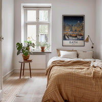Bath England Poster - Historic City Wall Art Featuring Georgian