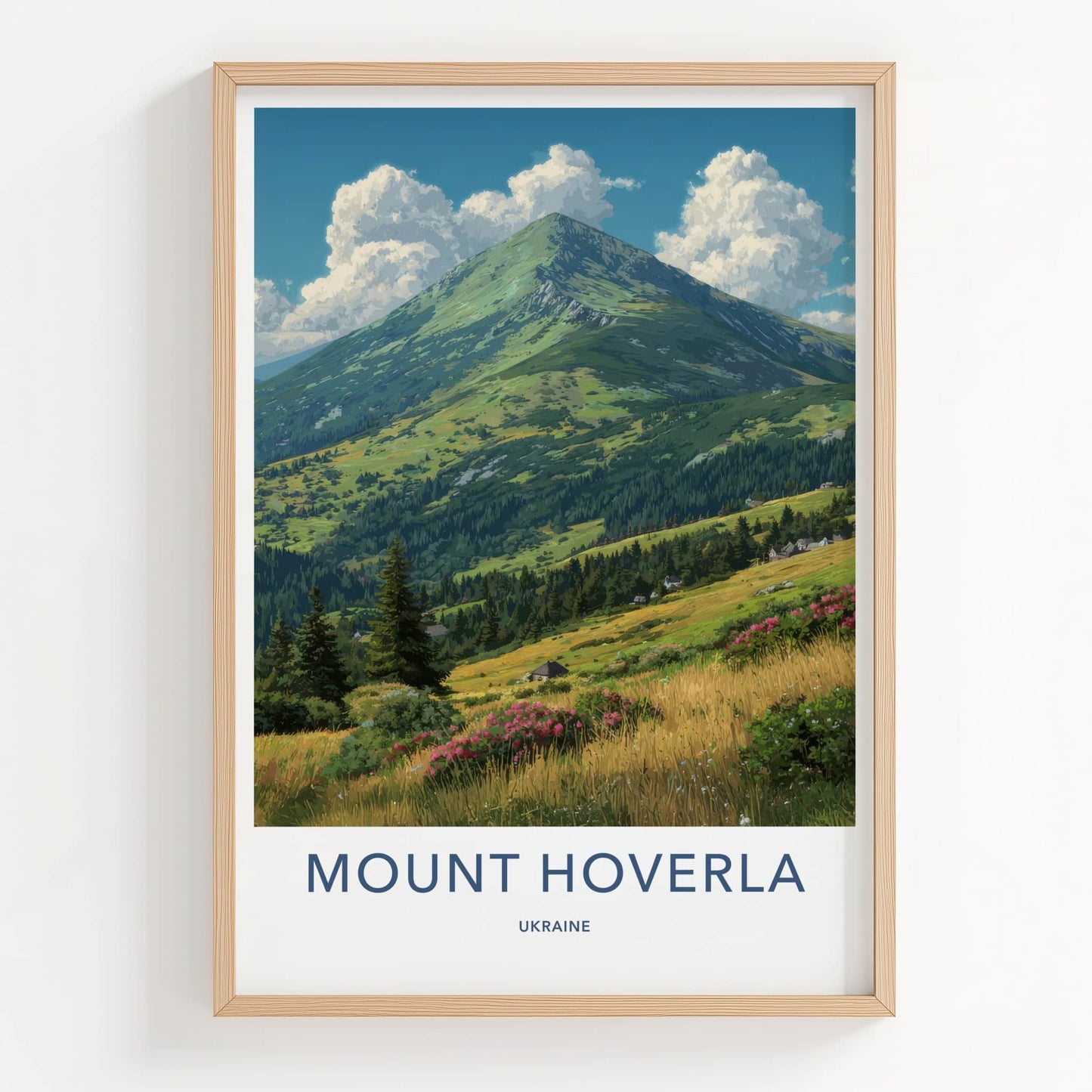 Mount Hoverla Poster - Ukraine Art Print
