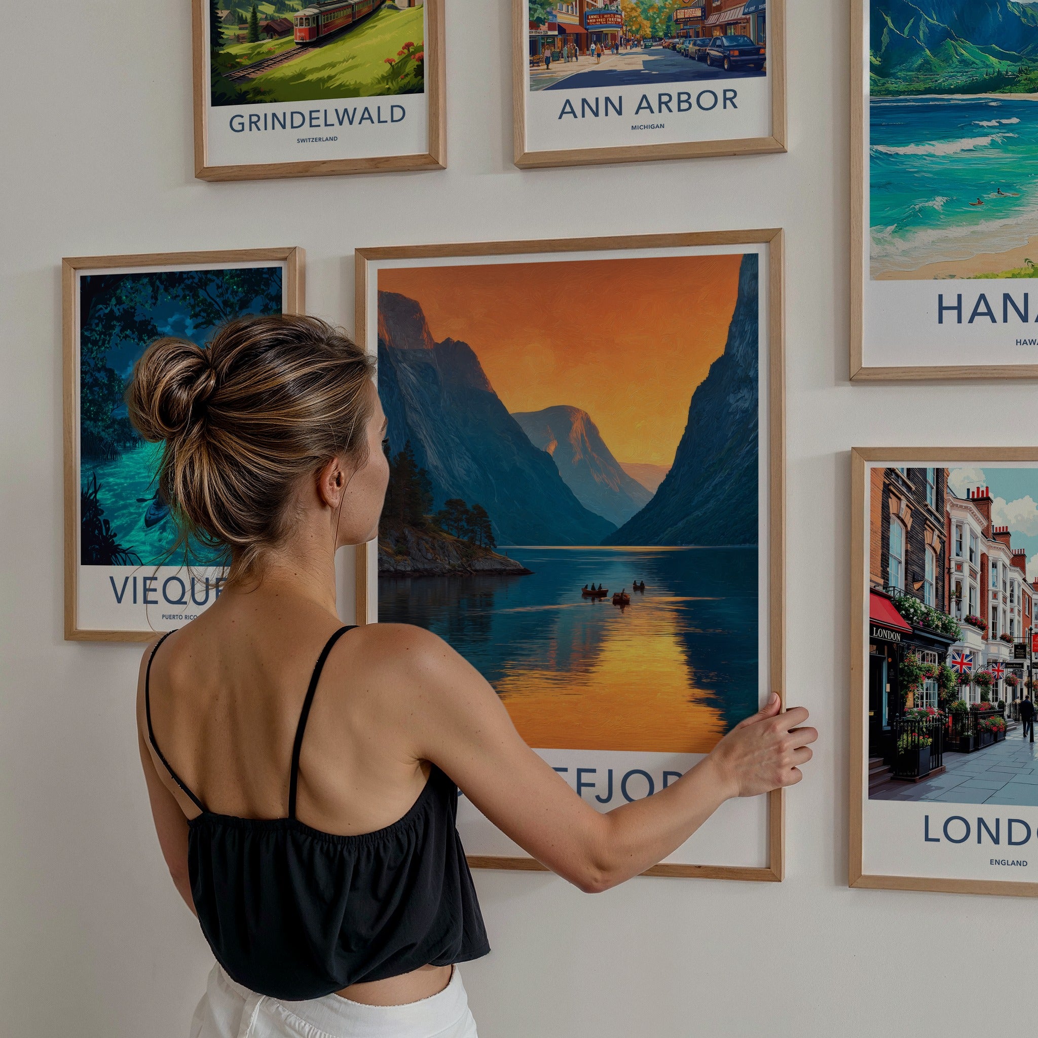 Sognefjord Poster - Norway Art