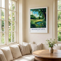 Beaumont Leys Poster - United Kingdom Wall Art - Lush Pond Scene Home Decor