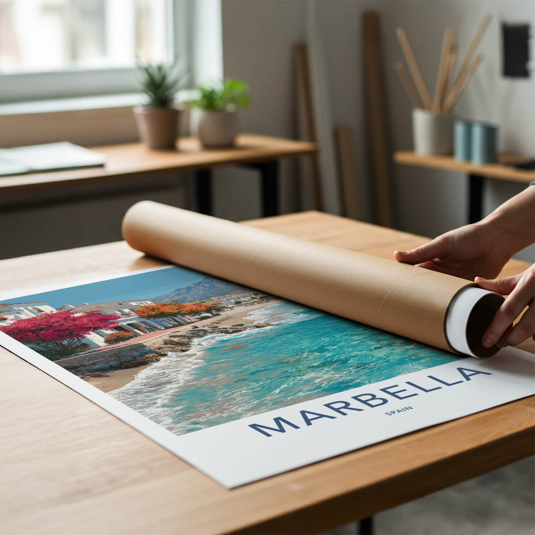 Marbella Poster - Spain Travel Print