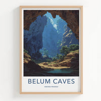 Belum Caves Poster - India Scenic Art - Andhra Cavern Wilderness Room Decor