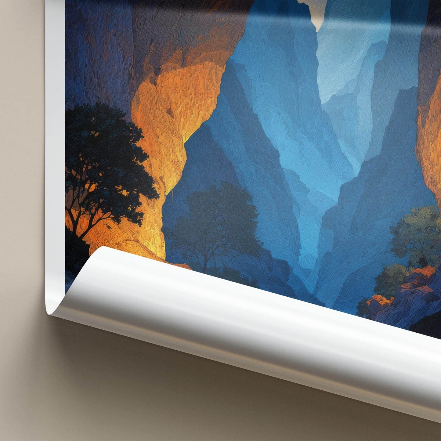 Belum Caves Poster - India Travel Print - Andhra Pradesh Nature Decor