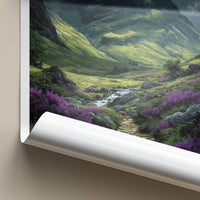 Ben Nevis Poster - Scotland Travel Art - Dramatic Highland Valley Wall Decor