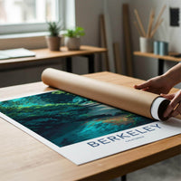 Berkeley Poster - California Scenic Art - Lush Forest Path Home Decor