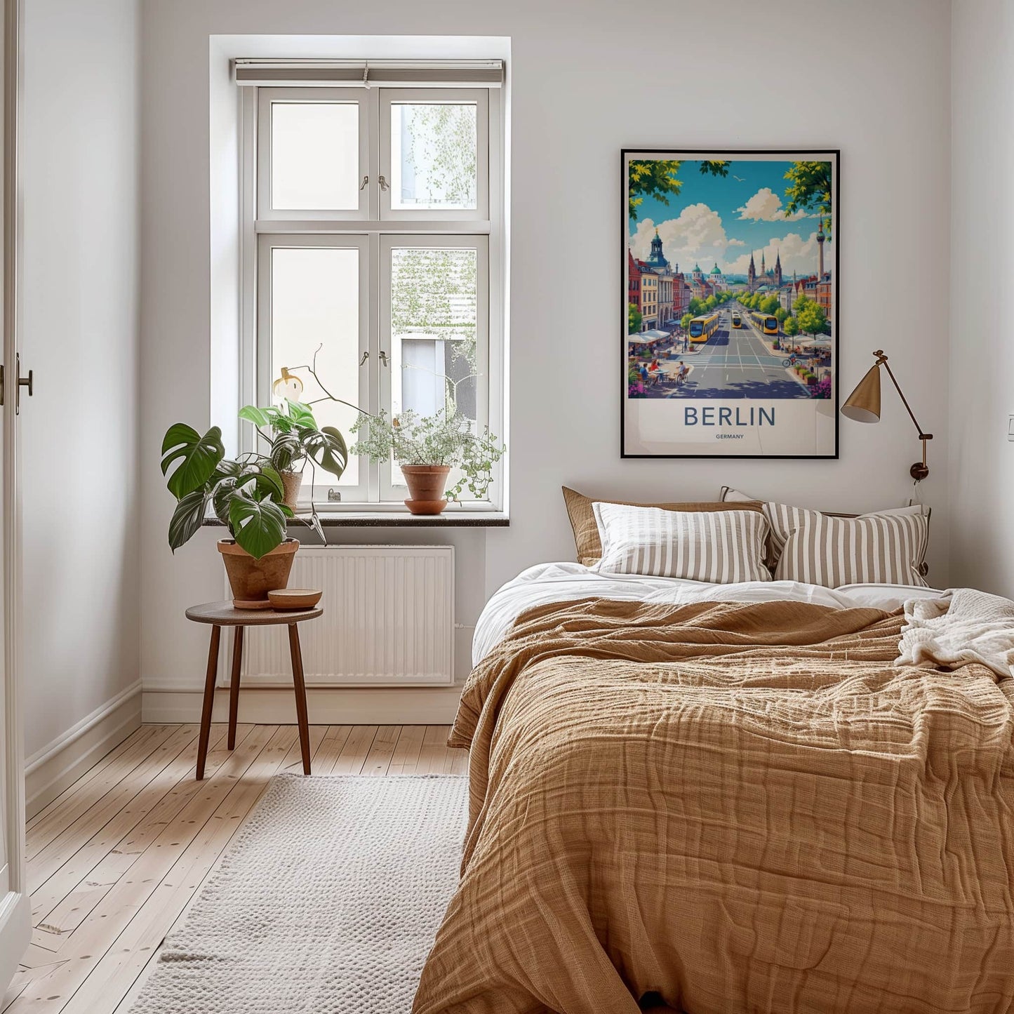 Berlin Poster - Germany Travel Art - Historic Cityscape View Home Decor