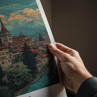 Bern Poster - Switzerland Scenic Art - Historic alpine charm Home Decor
