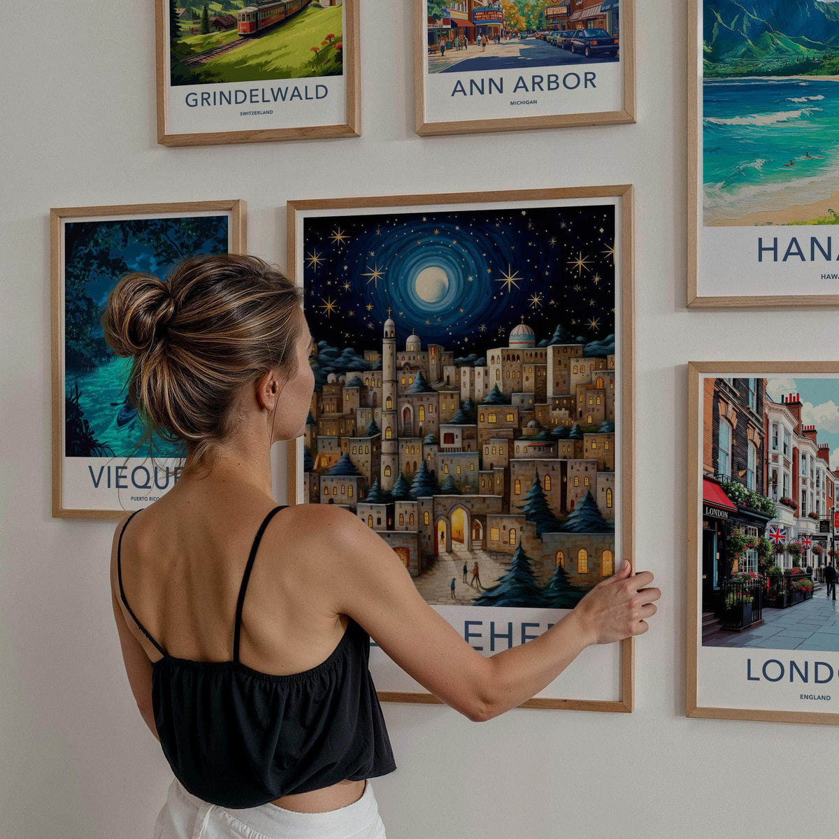 Bethlehem Wall Art - Historic City Artwork
