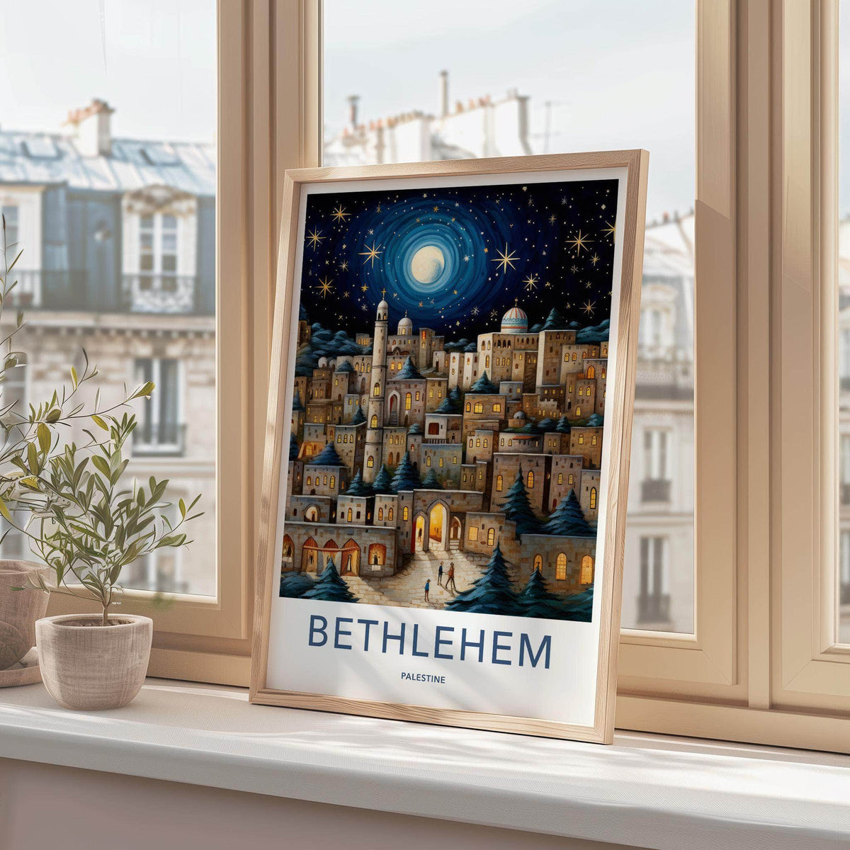Bethlehem Wall Art - Historic City Artwork